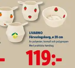 Lidl LIVARNO Förvaringskorg erbjuda