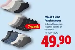 Lidl ESMARA KIDS Ankelstrumpor erbjuda