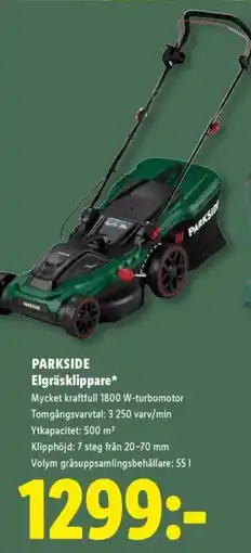 Lidl PARKSIDE Elgräsklippare erbjuda