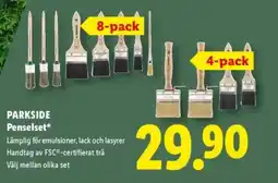 Lidl PARKSIDE Penselset erbjuda