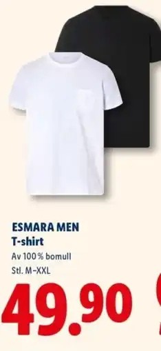 Lidl ESMARA MEN T-shirt erbjuda