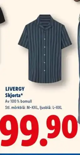 Lidl LIVERGY Skjorta erbjuda