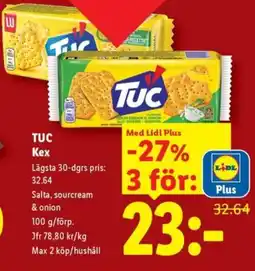Lidl TUC Kex erbjuda