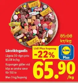 Lidl Lösviktsgodis erbjuda