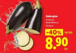 Lidl Aubergine erbjuda