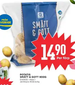 Willys GARANT Potatis smått & gott erbjuda