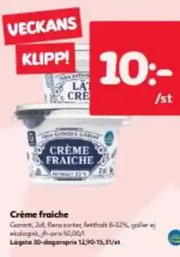 Hemköp Crème fraiche erbjuda