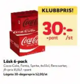 Hemköp Läsk 6-pack erbjuda