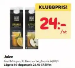Hemköp Juice erbjuda