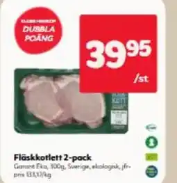 Hemköp Fläskkotlett 2-pack erbjuda