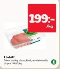 Hemköp Lövbiff erbjuda
