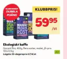 Hemköp Ekologiskt kaffe erbjuda