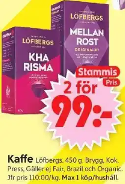 ICA Supermarket Kaffe erbjuda