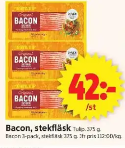 ICA Supermarket Bacon, stekfläsk erbjuda