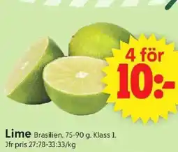 ICA Supermarket Lime erbjuda