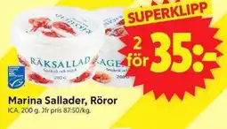 ICA Supermarket Marina Sallader, Röror erbjuda