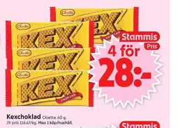 ICA Supermarket Cloetta Kexchoklad erbjuda