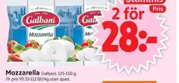 ICA Supermarket Galbani Mozzarella erbjuda