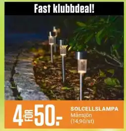 ÖoB SOLCELLSLAMPA erbjuda
