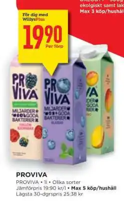 Willys PROVIVA erbjuda