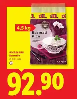 Lidl GOLDEN SUN Basmati rýže erbjuda