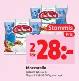 ICA Supermarket MOZZARELLA erbjuda