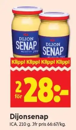 ICA Supermarket DIJONSENAP erbjuda