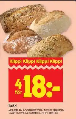 ICA Supermarket BRÖD erbjuda