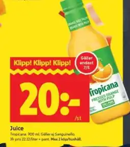 ICA Supermarket JUICE erbjuda