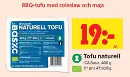 ICA Supermarket TOFU NATURELL erbjuda