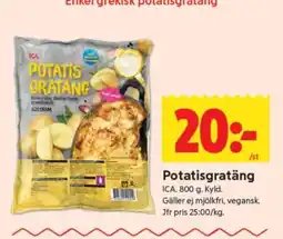 ICA Supermarket POTATISGRATÄNG erbjuda