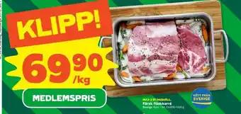 Stora Coop Färsk fläskkarré erbjuda