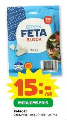 Stora Coop Fetaost erbjuda