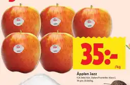 ICA Supermarket Äpplen Jazz erbjuda