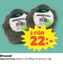 Coop Broccoli erbjuda