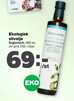 Stora Coop Ekologisk olivolja Änglamark erbjuda
