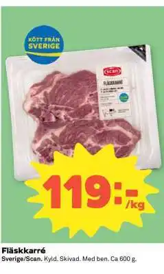 Coop Fläskkarré erbjuda