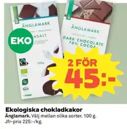 Coop Ekologiska chokladkakor erbjuda