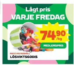 Stora Coop Lösviktsgodis erbjuda