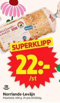 ICA Supermarket Polarbröd Norrlands-Leväjn erbjuda
