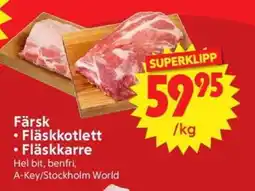 Nya Pulsen Färsk • Fläskkotlett • Fläskkarre erbjuda