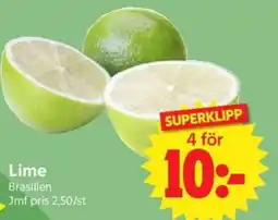 Nya Pulsen Lime erbjuda