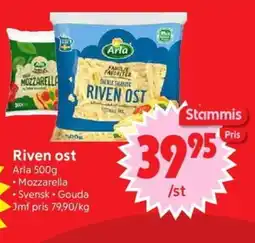 Nya Pulsen Arla Riven ost erbjuda