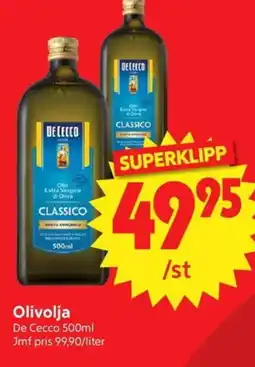 Nya Pulsen De Cecco Olivolja erbjuda