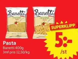 Nya Pulsen Pasta Banetti Pasta erbjuda