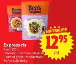 Nya Pulsen Ben's Express ris erbjuda