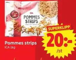 Nya Pulsen ICA Pommes strips erbjuda