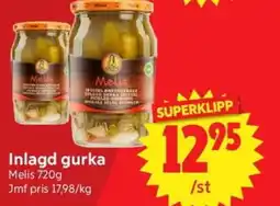 Nya Pulsen Melis Inlagd gurka erbjuda