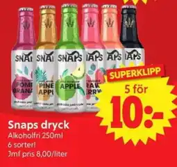 Nya Pulsen Snaps dryck erbjuda