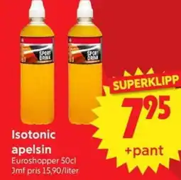 Nya Pulsen Isotonic apelsin erbjuda
